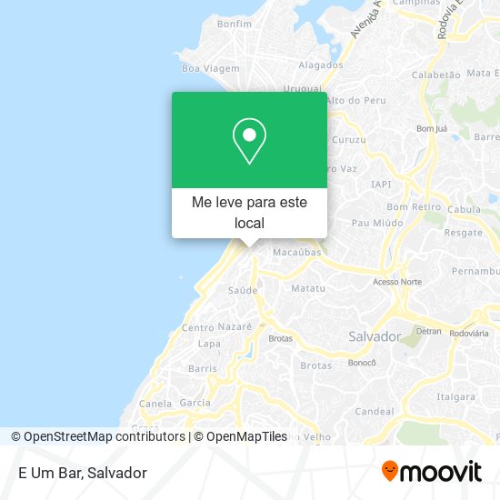 E Um Bar mapa