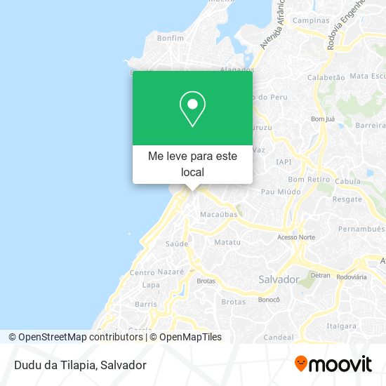 Dudu da Tilapia mapa