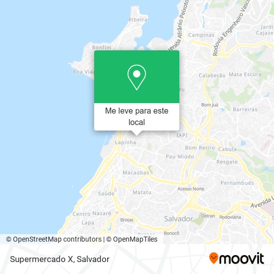 Supermercado X mapa