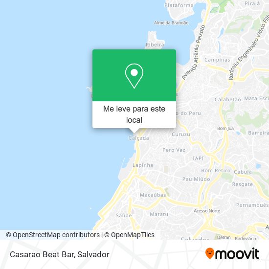 Casarao Beat Bar mapa