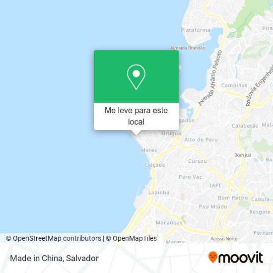 Made in China mapa