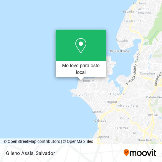 Gileno Assis mapa