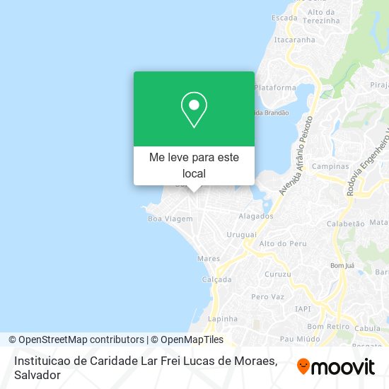 Instituicao de Caridade Lar Frei Lucas de Moraes mapa
