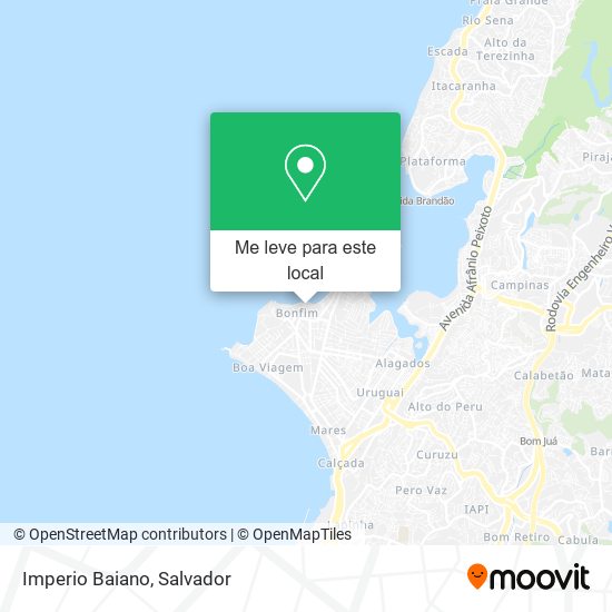 Imperio Baiano mapa