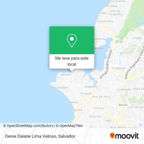 Deise Daiane Lima Veloso mapa