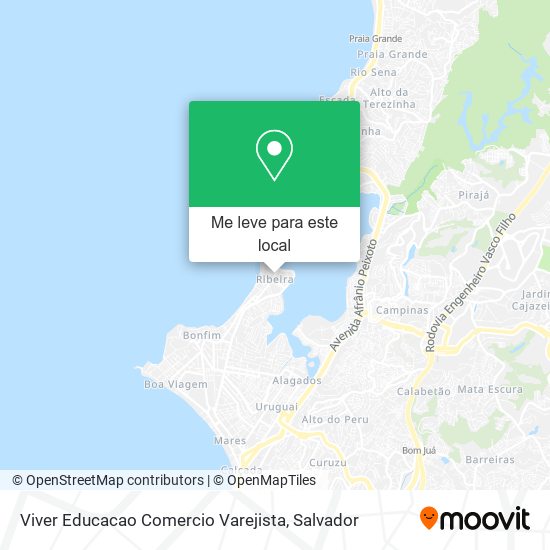 Viver Educacao Comercio Varejista mapa