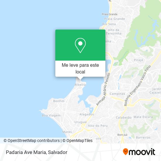 Padaria Ave Maria mapa