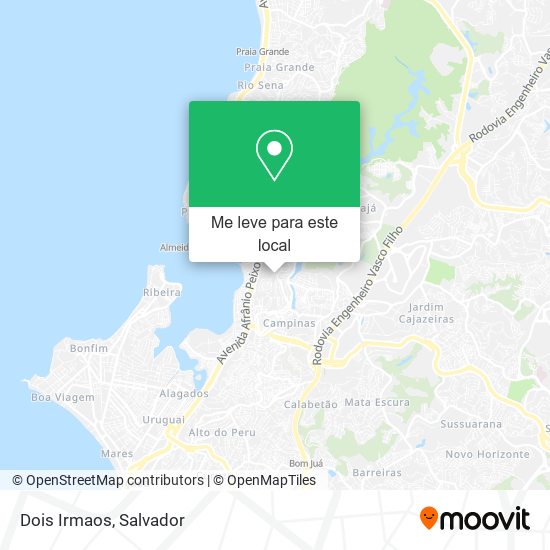 Dois Irmaos mapa