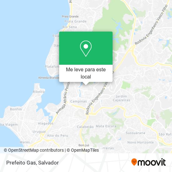 Prefeito Gas mapa