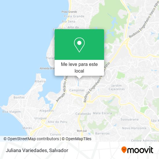 Juliana Variedades mapa