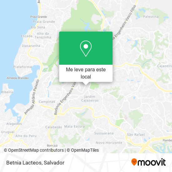 Betnia Lacteos mapa