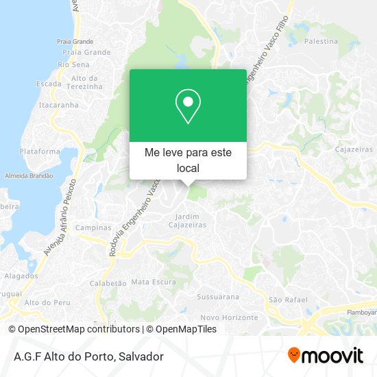 A.G.F Alto do Porto mapa