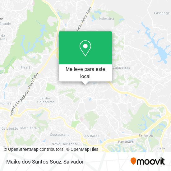 Maike dos Santos Souz mapa