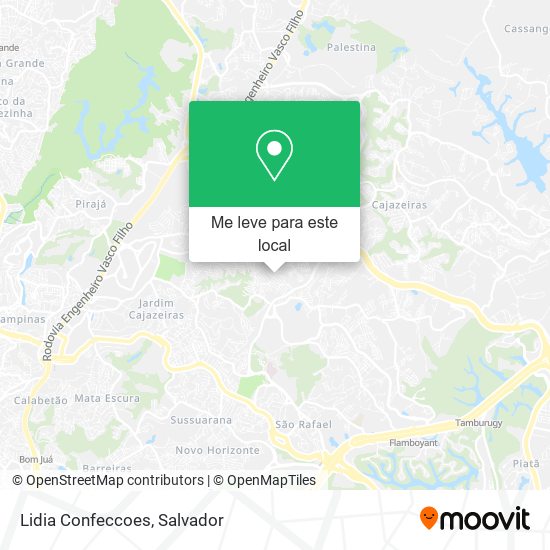 Lidia Confeccoes mapa