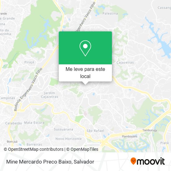 Mine Mercardo Preco Baixo mapa