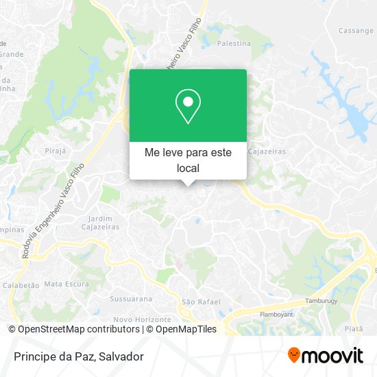Principe da Paz mapa
