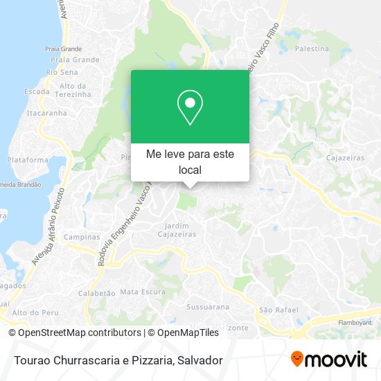 Tourao Churrascaria e Pizzaria mapa