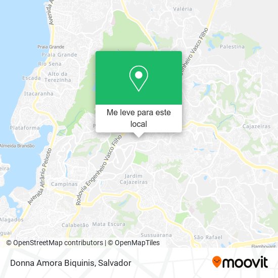 Donna Amora Biquinis mapa