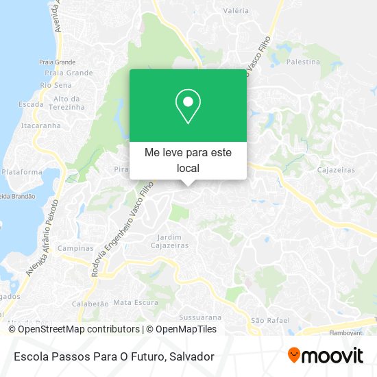 Escola Passos Para O Futuro mapa