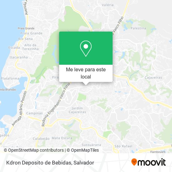 Kdron Deposito de Bebidas mapa