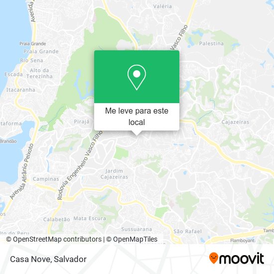 Casa Nove mapa