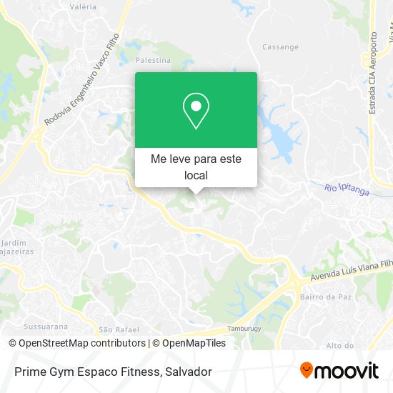 Prime Gym Espaco Fitness mapa