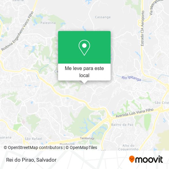 Rei do Pirao mapa