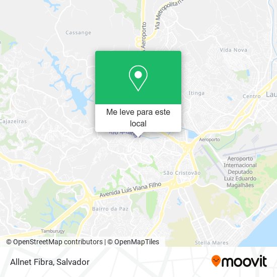 Allnet Fibra mapa