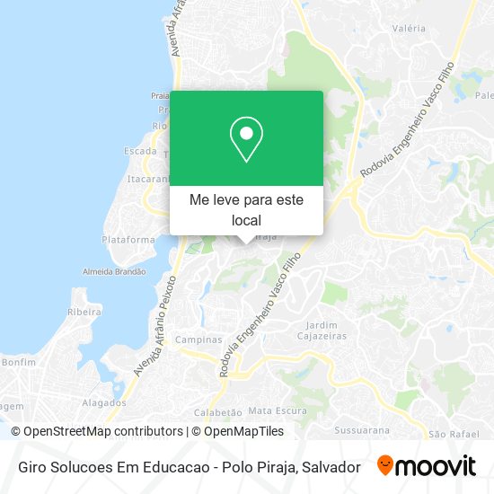 Giro Solucoes Em Educacao - Polo Piraja mapa