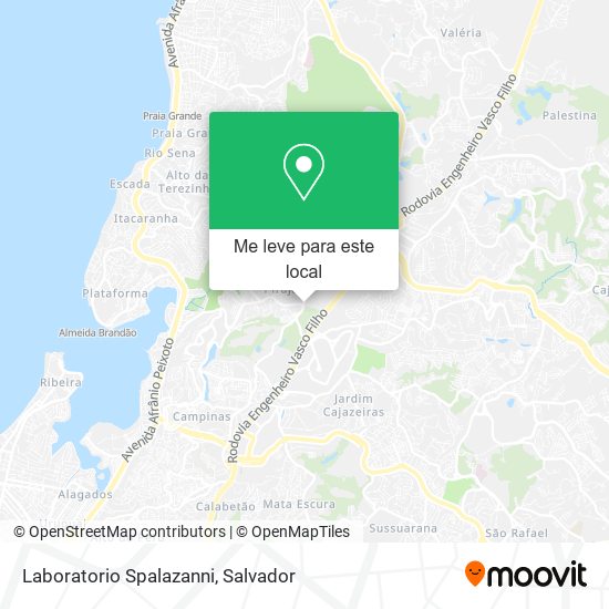 Laboratorio Spalazanni mapa