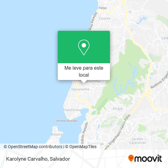 Karolyne Carvalho mapa