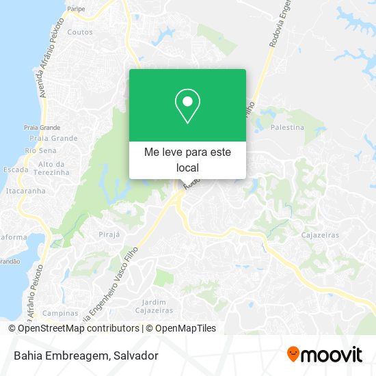 Bahia Embreagem mapa