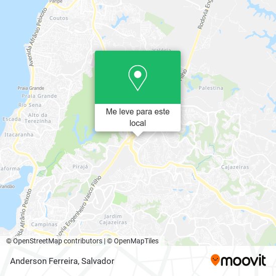 Anderson Ferreira mapa