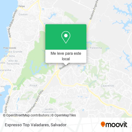 Expresso Top Valadares mapa