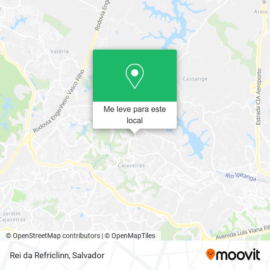 Rei da Refriclinn mapa