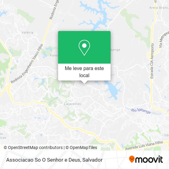 Associacao So O Senhor e Deus mapa