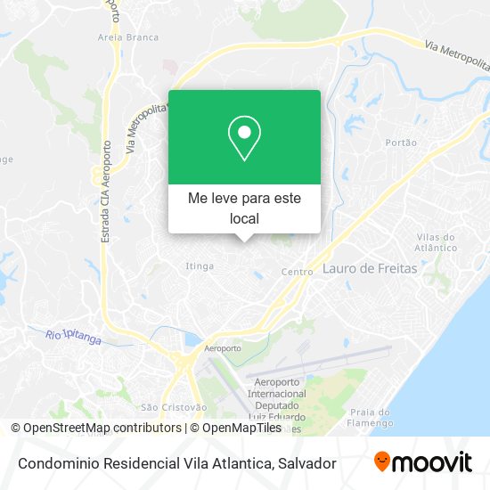 Condominio Residencial Vila Atlantica mapa