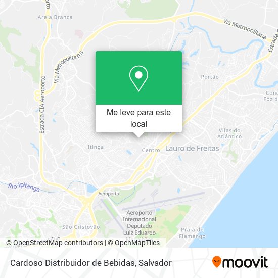 Cardoso Distribuidor de Bebidas mapa