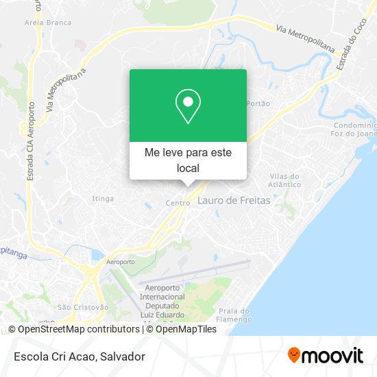 Escola Cri Acao mapa