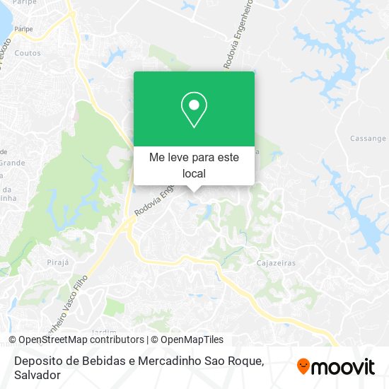 Deposito de Bebidas e Mercadinho Sao Roque mapa