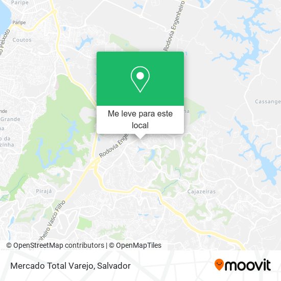Mercado Total Varejo mapa