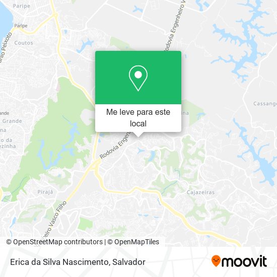 Erica da Silva Nascimento mapa