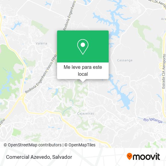 Comercial Azevedo mapa