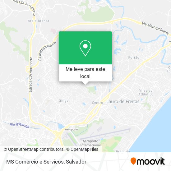 MS Comercio e Servicos mapa