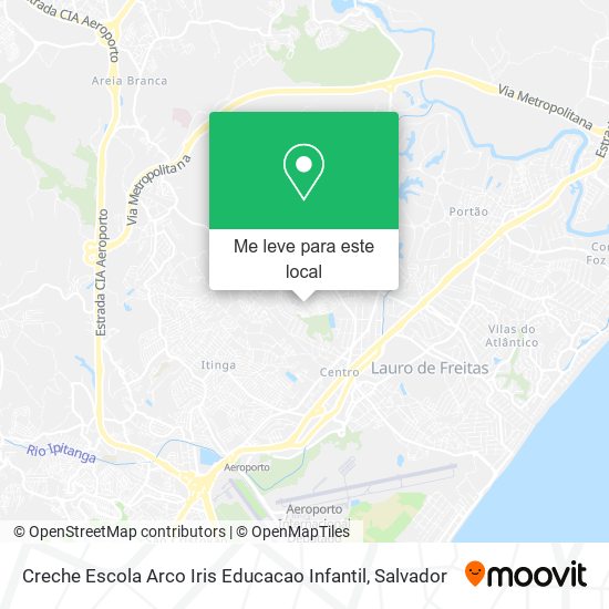 Creche Escola Arco Iris Educacao Infantil mapa