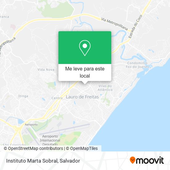 Instituto Marta Sobral mapa