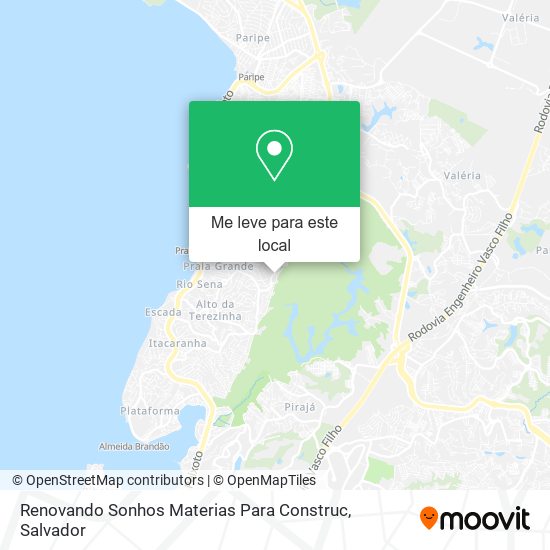 Renovando Sonhos Materias Para Construc mapa