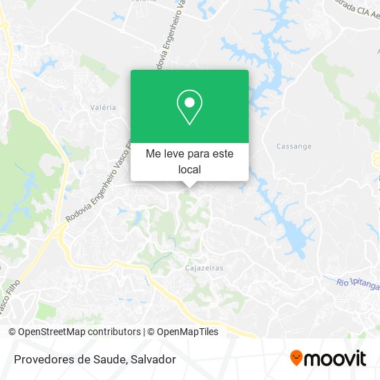 Provedores de Saude mapa