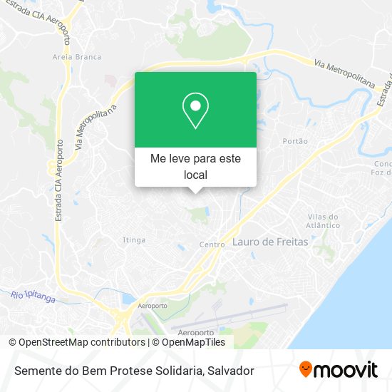 Semente do Bem Protese Solidaria mapa