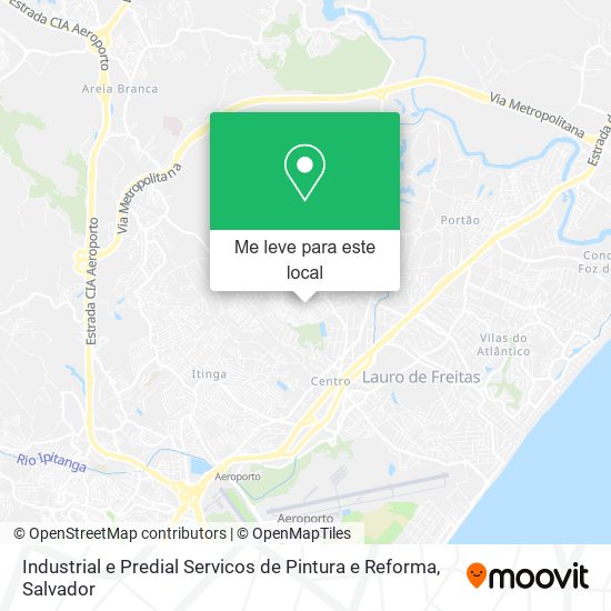 Industrial e Predial Servicos de Pintura e Reforma mapa